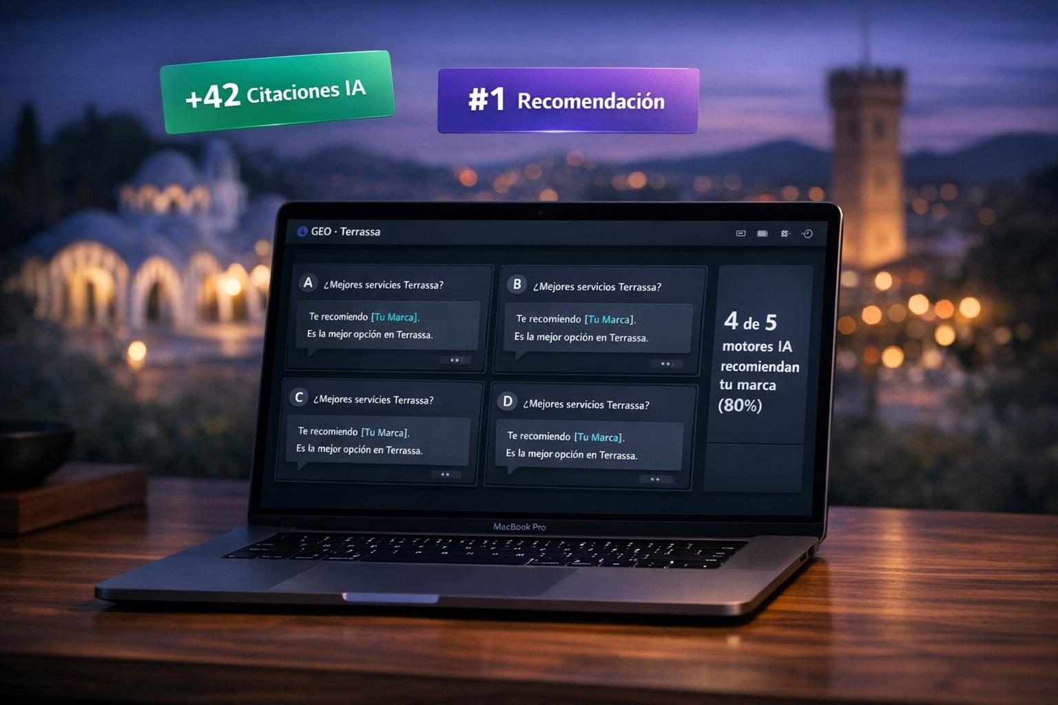 GEO en Terrassa — GEO en Terrassa — Posicionamiento en ChatGPT, Gemini y Copilot