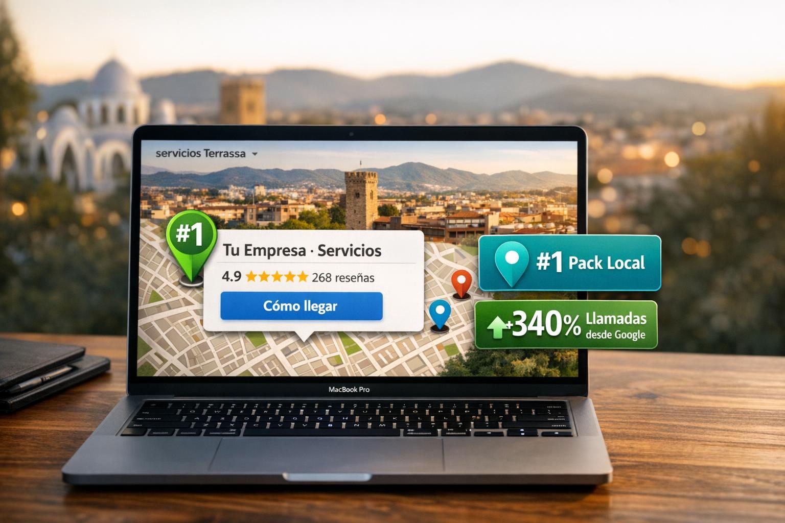SEO Local en Terrassa — Top 3 Google Maps Pack Local para tu negocio en Terrassa